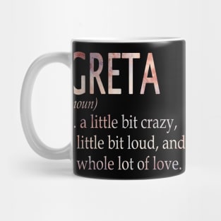 Greta Girl Name Definition Mug